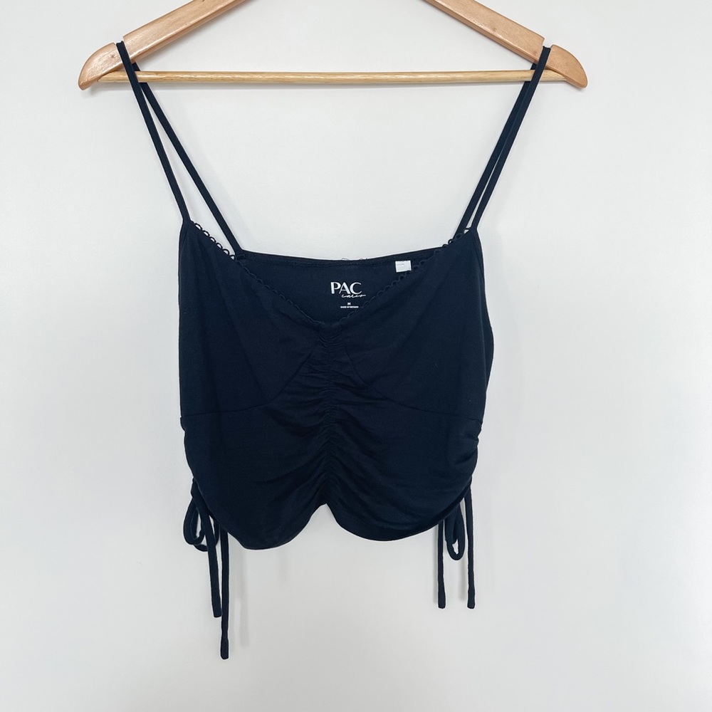 💫SOLD ON IG: PacSun Rouched Black Crop